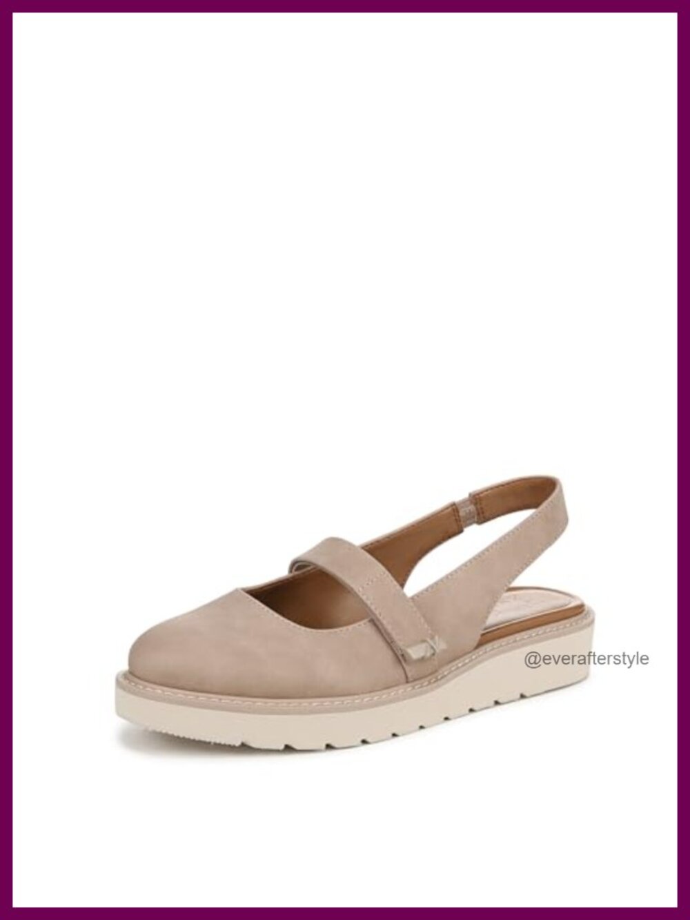 Naturalizer Edison Women's Mary Jane Flats Slingback Comfort